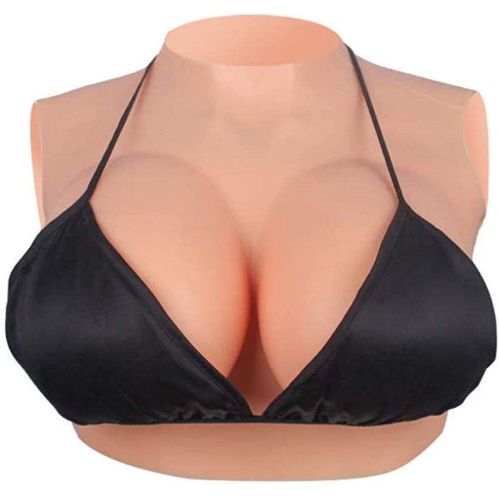 Silicone Breast Form Round Collar  with Soft Touch